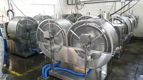 Lab Drums — stainless steel tandem installation